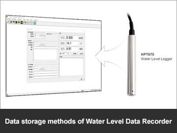 Data storage methods of Water Level Data Recorder