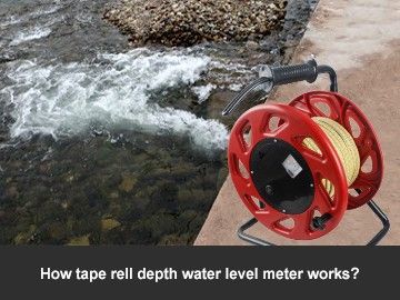 How tape rell depth water level meter works