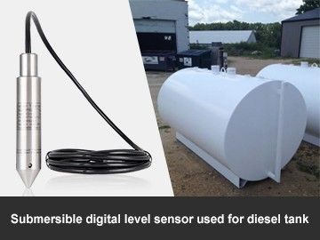 Submersible digital level sensor used for diesel tank