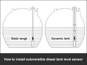 How to install submersible diesel tank level sensor