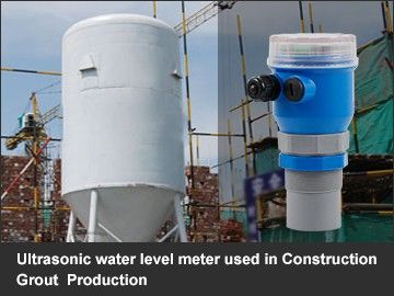 Ultrasonic water level meter used in Construction Grout  Production