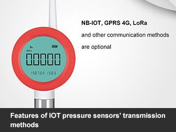 Features of IOT pressure sensors' transmission methods