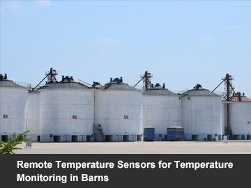 Remote Temperature Sensors for Temperature Monitoring in Barns