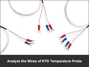 Analyze the Wires of RTD Temperature Probe