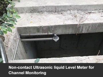 Non-contact Ultrasonic liquid Level Meter for Channel Monitoring