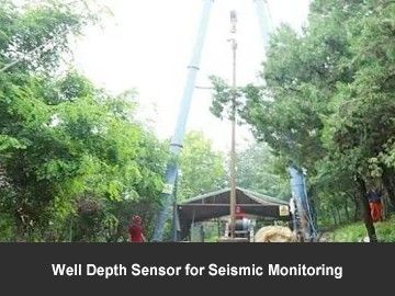 Well Depth Sensor for Seismic Monitoring