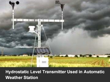 Hydrostatic Level Transmitter Used in Automatic Weather Station