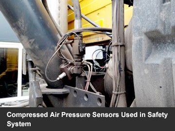 Compressed Air Pressure Sensors Used in Safety System