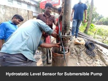 Hydrostatic Level Sensor for Submersible Pump