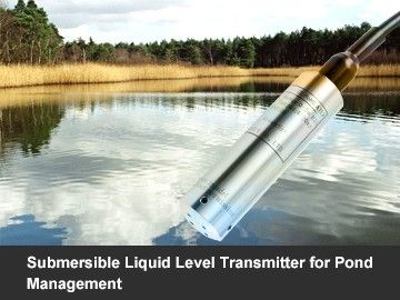 Submersible Liquid Level Transmitter for Pond Management