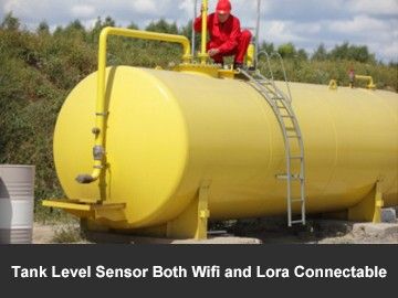 Tank Level Sensor Both Wifi and Lora Connectable