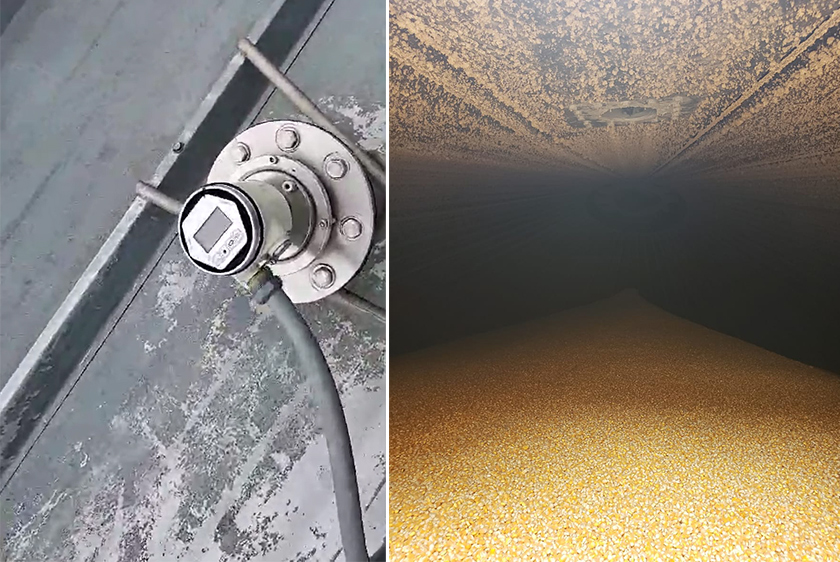 Radar level measurement for bulk solids