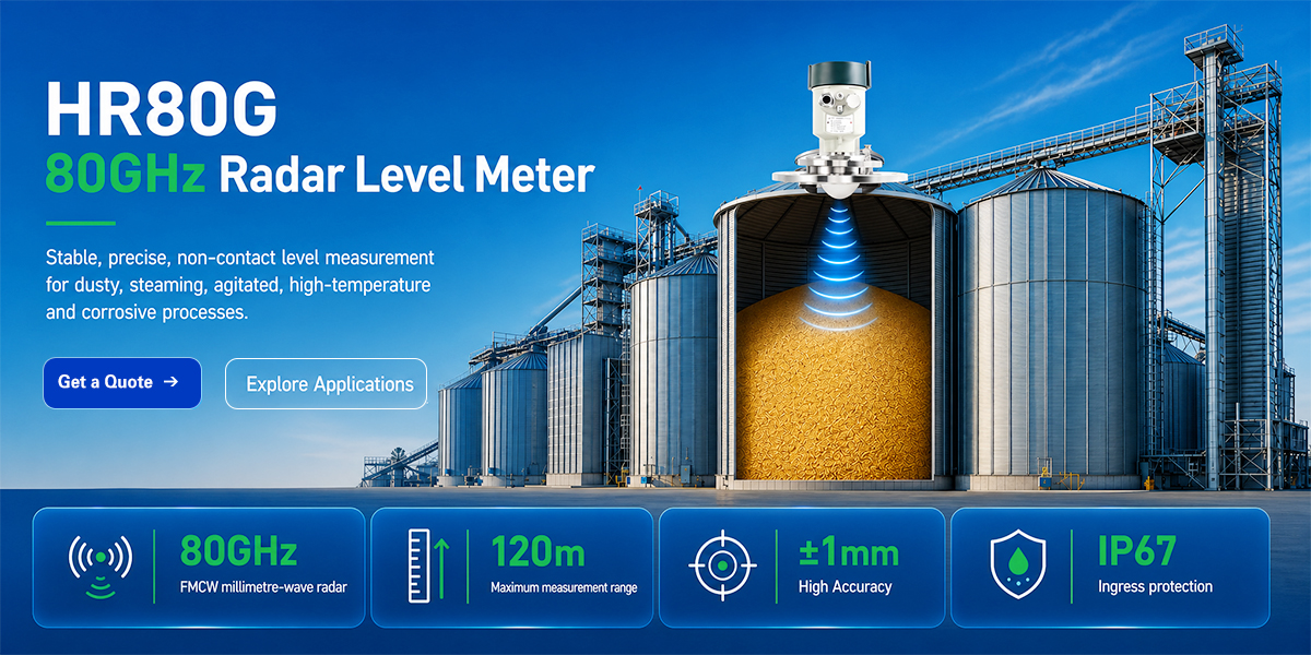 HR80G 80GHz Radar Level Meter